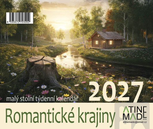detail Malý kalendář 2027 Romantické krajiny 10ks/ Lich bé