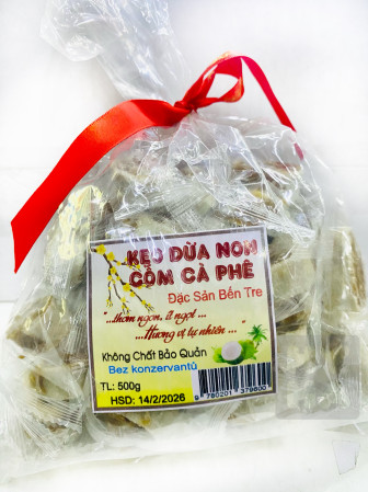 detail Keo dua non com cafe 500g