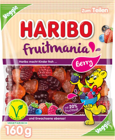 detail Haribo 160g Fruitmania