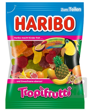 detail Haribo 175g Tropifrutti