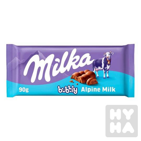 detail Milka 90g Bubbly Milk