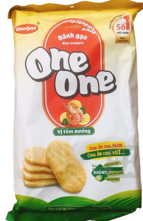 detail One One bánh gao vi tôm nuong 150g