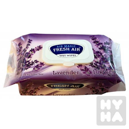 detail Fresh Air ubrousky 100ks lavender