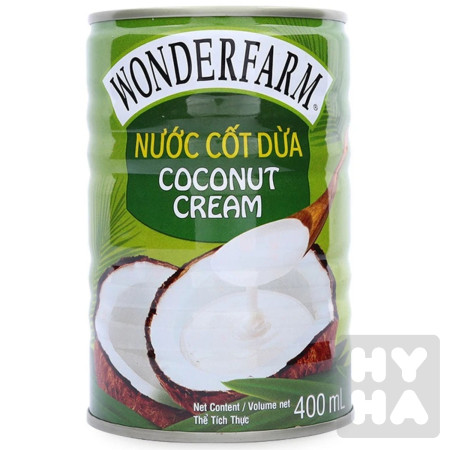 detail Wonderfarm Coconut cream 400ml