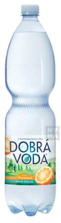detail Dobrá Voda 1,5l Pomeranč