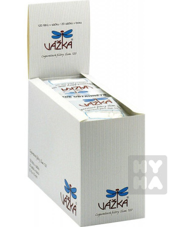 detail Vážka cigaretové filtry Slim 120ks