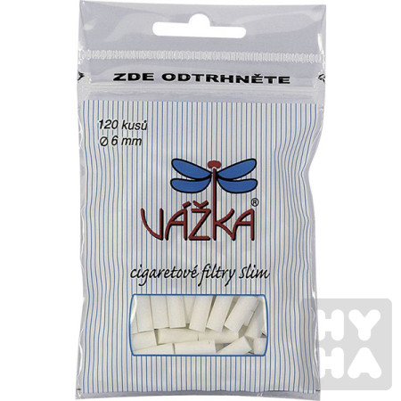 detail Vážka cigaretové filtry Slim 120ks