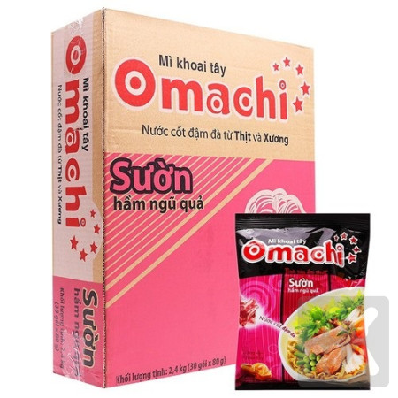 detail Omachi nudle 80g zebra /30ks suon ham ngu qua