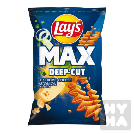 detail Lays 55g Maxx cheese a onion