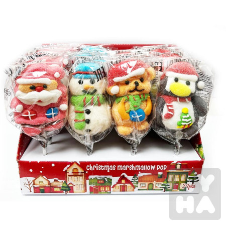 detail Christmas Marshmallow Pop A3 35g 24ks