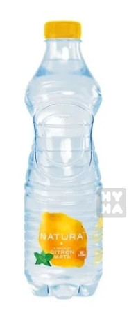 detail NATURA 500ml sycená s příchutí Citron a Máta