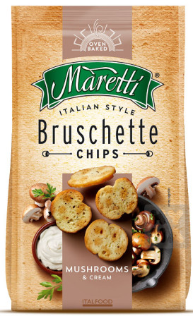 detail Maretti Bruschette 70g Mushrooms&Cream