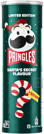 detail Pringles 165g Santa Secrets flavour