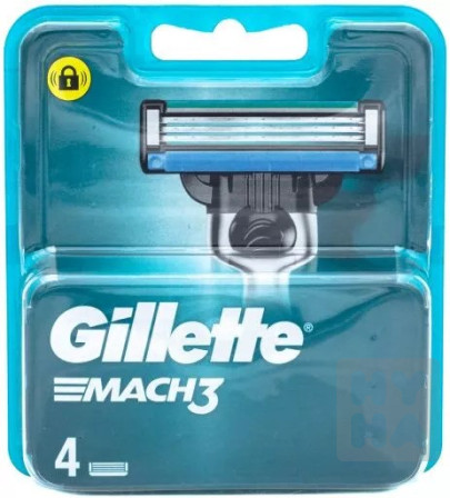 detail Gillette mach3 nahradní 4ks