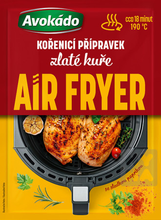 detail Avokádo Air Fryer zlaté kuře 30g