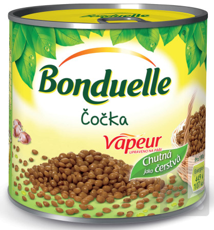 detail Bonduelle čočka vapeur 425ml