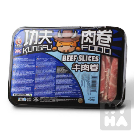 detail KungFuFood Thit bo cuon 400g/ Hovězí maso plátky