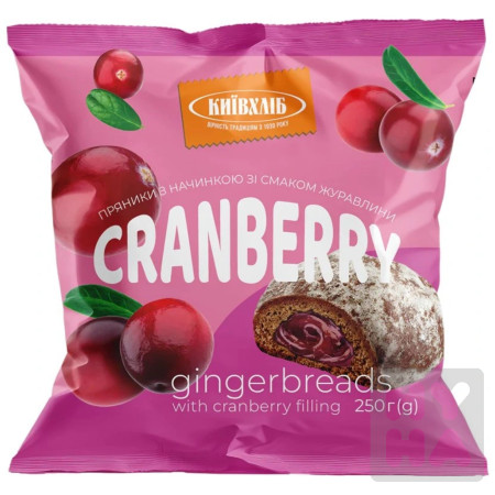 detail Alviva Perníčky 250g s náplní brusinky