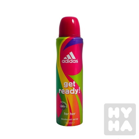 detail Adidas deodorant 150ml Get ready