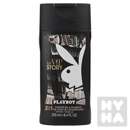 detail Playboy sprchový gel 250ml My vip story