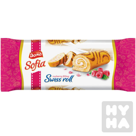 detail DOMA Roláda s náplní s malinovou příchutí 200g