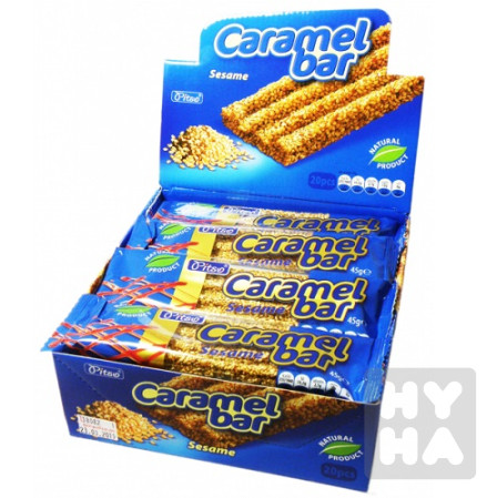 detail Caramel tycinka 45g sezamova/20ks