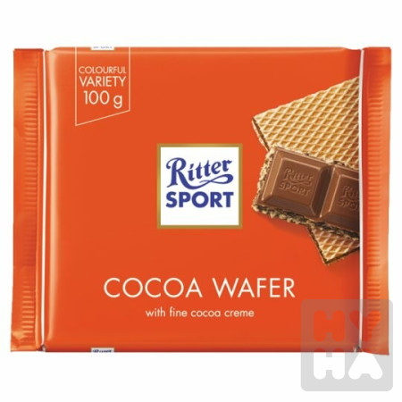 detail Ritter sport 100g Cocoa wafer