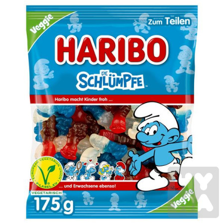 detail Haribo 175g schlumpfe smoule