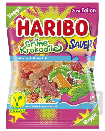 detail Haribo 175g Grune krokodile