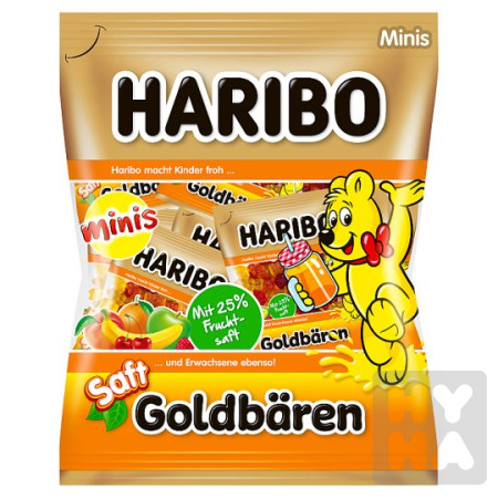 detail Haribo 220g Minis saft goldbaren