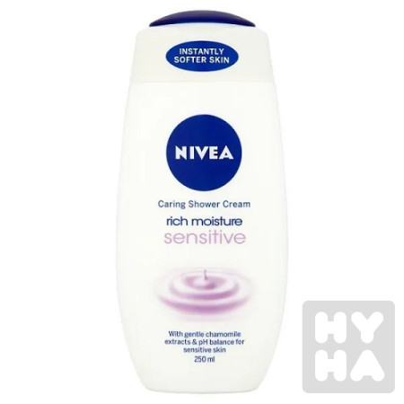 detail Nivea sprchový gel 250m Sensitive