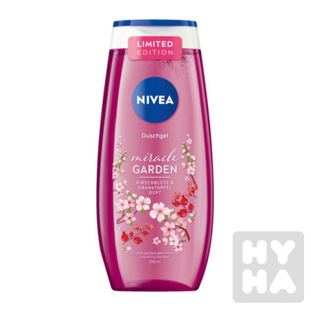 detail Nivea sprchový gel 250m Miracle Garden cherry