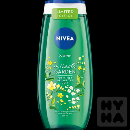 detail NIvea sprchový gel 250ml miracle garden