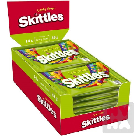 detail Skittles Crazy Sour 14x38g