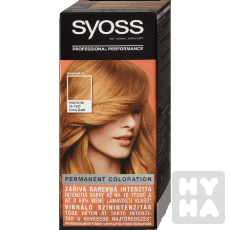 detail syoss barva na vlasy 13-1337 pantone
