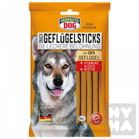 detail Perfecto dog 150g 1271PE tycinky s drubezim