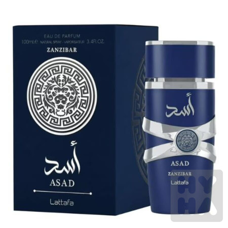detail Lattafa parfém 100ml Asad Zanzibar