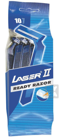 detail Laser II Twin Blade Razors 10ks pánské žiletky