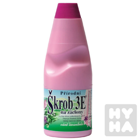 detail škrob 3E na záclony 500ml vůně levandule