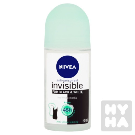 detail Nivea roll 50ml Black a white invisible fresh