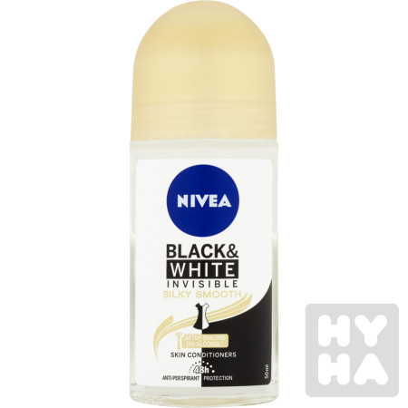 detail Nivea roll 50ml W Black a White invi. silky smooth