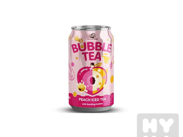detail Bubble tea peach 320ml