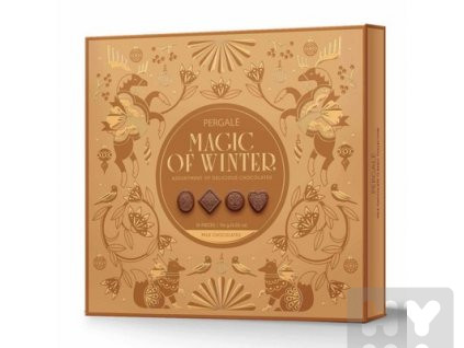 detail Pergale milk magic of winter 114g dark chocolate