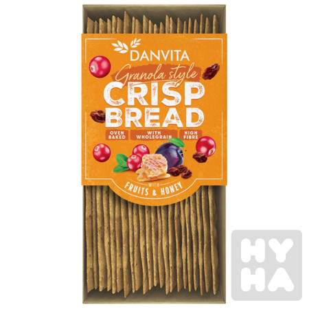 detail Danvita 130g křehké granola plátky s ovocem a medem