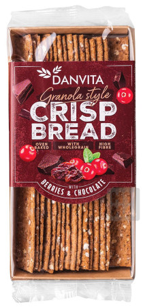 detail Danvita 130g křehké granola plátky s ovocem a čokoládou