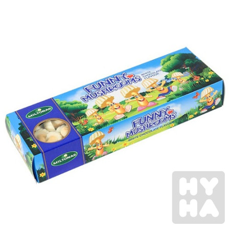 detail Funny mushrooms 170g hříbečky s bílou čokoládou