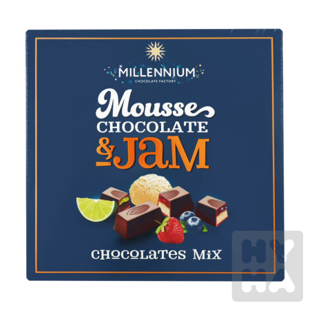 detail Millennium Mousse chocolate a jam 180g