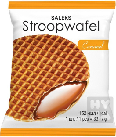 detail Stroopwafel 30g s náplní karamelu