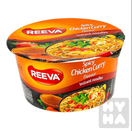 detail Reeva 75g instantní nudle v misce Pikantní Kuřecí Kari