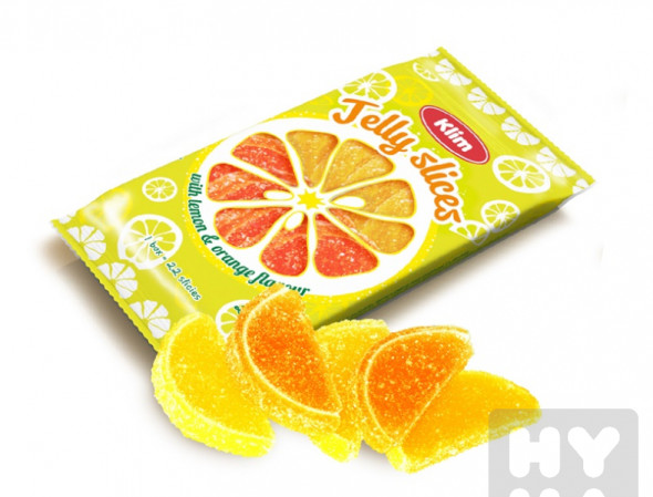 detail Klim žele slices 240g lemon a orange